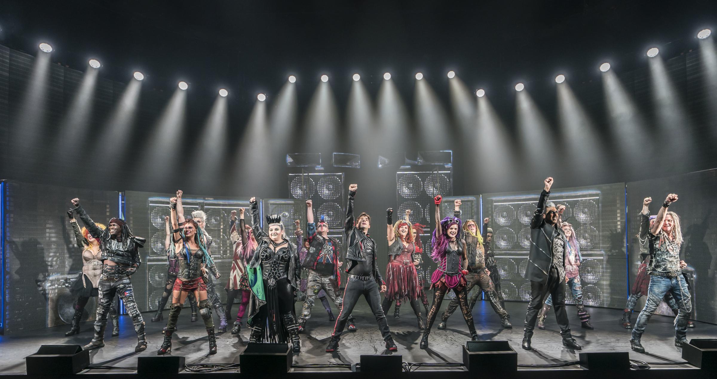 Cast of We Will Rock You (Picture: Johan Persson)
