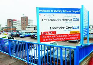 Lancashire Telegraph: Burnley General Hospital is also part of the trust