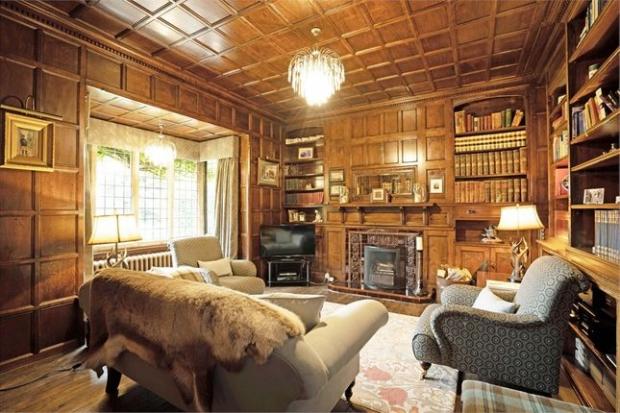 Lancashire Telegraph: The library is in a quiet part of the house (Photo: Zoopla, Express Estate Agency)