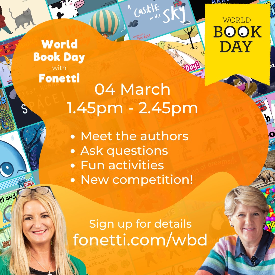 Christina Gabbitas joins Clare Balding for World Book Day event