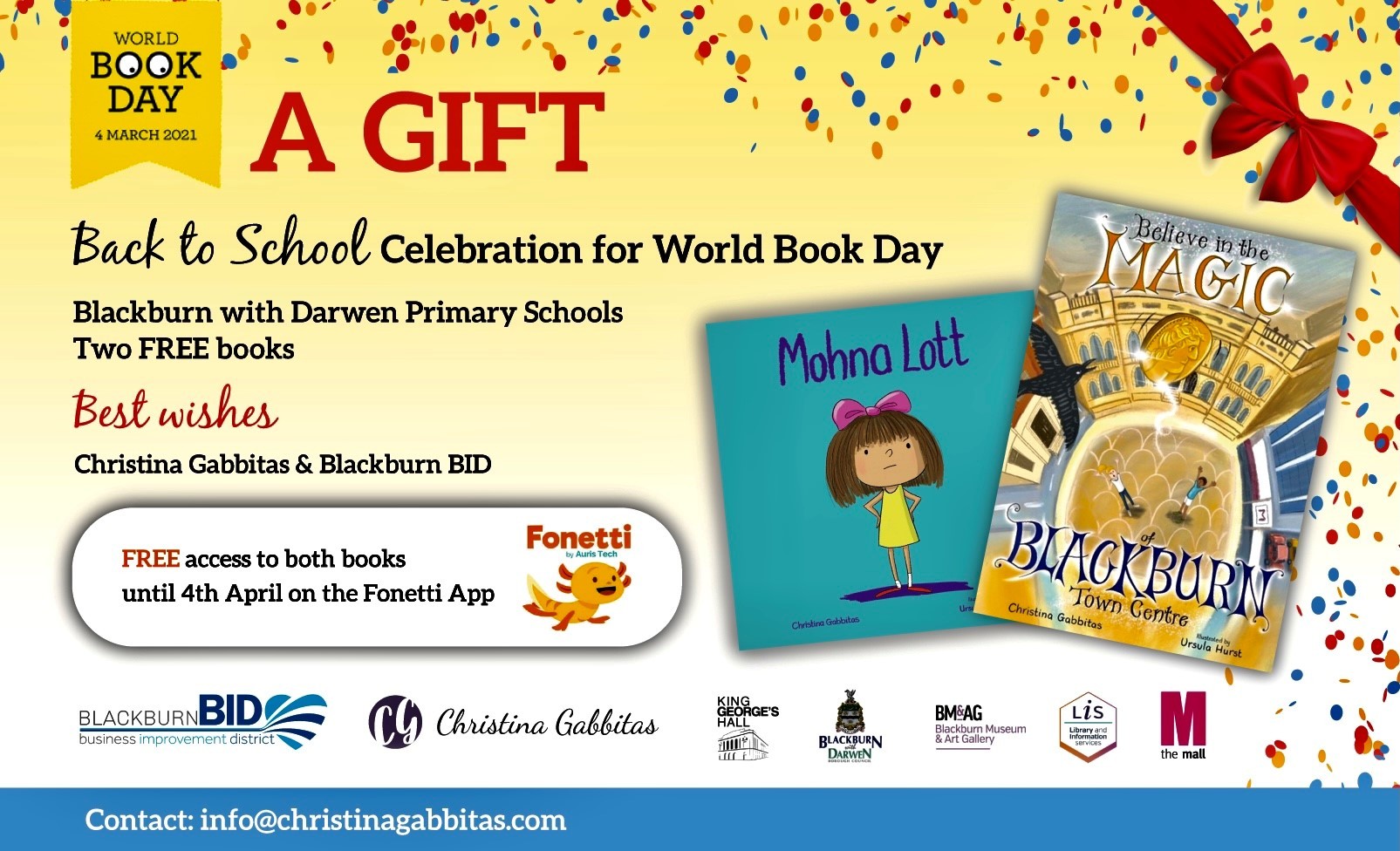 Christina Gabbitas and World Book Day