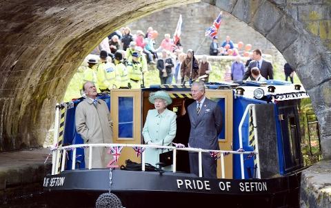 The Queen and Prince Philip visiting in 2012
