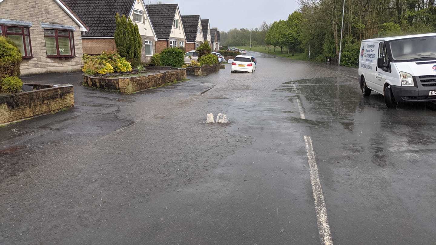 Watery Lane, Thomson Street and Spring Vale Garden Village, close to the Function Room were flooded, as were roads as far up as Priory Drive 