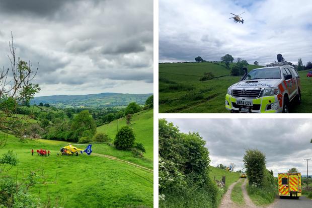 Climber airlifted to hospital after falling down quarry close to Pendle Hill