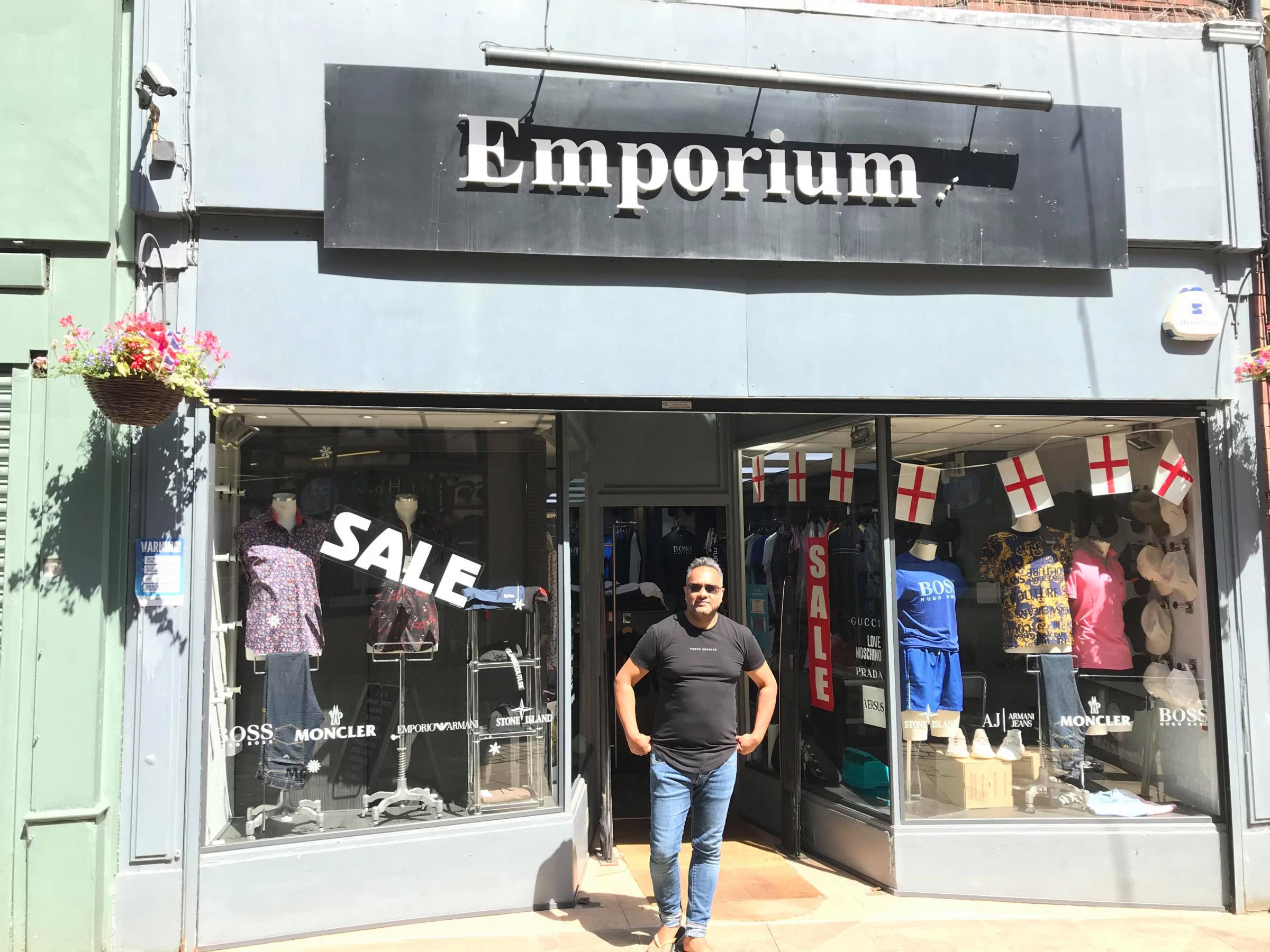 Yaz, owner of Emporium clothes shop