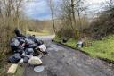 The bags were dumped on Cuckstool Lane in Fence, and one resident believes they are full of weed