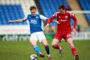 FINAL FLING: Lewis Mansell featured for Accrington
