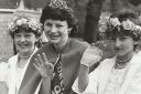 ROYALTY: Sedbergh Gala Queen Paula Surridge in 1986 with her attendants Caroline Blunt and Lisa Powell