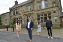 28th May 2021 The Bay Horse, 17 Church Square, Worsthorne, Burnley BB10 3NH
L-R
Aimee Ollerenshaw - Manager / Chris Nevin - Director/ Owner / Ceri Fogg - Operations manager / Jon Nevin - Director/ Owner



MANDATORY CREDIT: Bernard Platt

For editorial