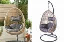 Aldi's popular hanging egg chairs will be brought back in stock online for today (Sunday, May 15). Credit: Aldi