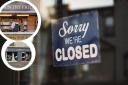 A number of Lancashire business have decided to close today for the heatwave. Inset is Country Fried mobile fish and chip shop, and Daisy's charity shop in Great Harwood.