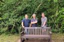 The new bench has been installed in Osbaldeston