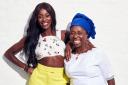 AJ Odudu (left) and her mum Florence. Picture used for 2018 Channel 4 documentary 'Manhunt'