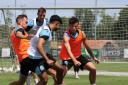 Rovers get to work in the hot temperatures in Austria