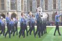 The brass band in action
