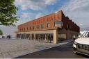 An artist's impression of the new Colne indoor market hall