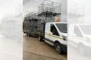 Police stopped this vehicle for towing a ‘dangerous load’ after spotting it on the M6.
