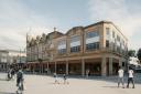 An image of the proposed refurbishment of the Market Chambers in Accrington