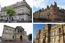 Blackburn Town Hall, County Hall in Preston, Accrington Town Hall and Burnley Town Hall
