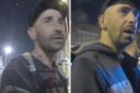 Police have released a CCTV image of a man following an assault on two homeless men in Blackpool