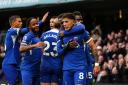 Enzo Fernandez scored twice as Chelsea defeated Brighton 3-2 at Stamford Bridge (John Walton/PA)
