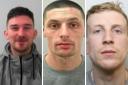 Thomas Scott, Marley Hollings and Kyle Smith have been sentenced after a vicious attack on a train