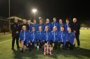 Darwen FC Ladies with the Adobe Women’s FA Cup which was at the Anchor Ground this week ahead of Sunday’s clash with Blackburn Rovers Women