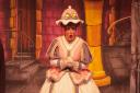 Stee Leahy as Tilly Teapot in Beauty and the Beast at Blackburn Empire