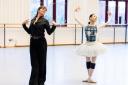 Darcey Bussell in rehearsals for Sleeping Beauty