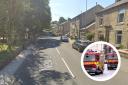 Two fire engines were called to a commercial building fire in Oswaldtwistle