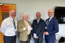 LSCft Chairman, David Fillingham with Graham Curwen, Max Oosman and Chief Executive at LSCft Chris Oliver