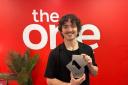 Benson Boone poses with his award for Beautiful Things backstage at BBC’s The One Show (Official Charts/PA)