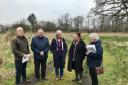Supporters of the Friends of Calderstones Cemetery group at Calderstones Cemetery