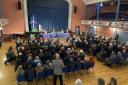 Around 200 people turned out for what was a lively and at times heated meeting.
