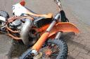 This bike was being seized on Barbara Castle Way
