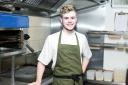 Elliot Mullins in the kitchen at The Assheton Arms