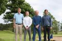 The semi finalsist line up from L to RBEN SCOTT, ANTHONY HARWOOD, MARK ASHWORTH, CURTIS CLARKINduring the Harold Ryden Semi Finals Golf.. At nelson Golf club Nelson on Tue 21st june 2016