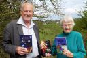 Jack Hastie and wife Mary with copies of his books