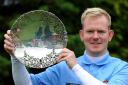 THIRD TIME LUCKY: Anthony Harwood celebrates his Harold Ryden Trophy win