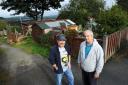 Allotment site at Tower View, Darwen which is scheduled to be bulldozed in October.Unhappy locals who use the site are pictured.L/R:Paul Fielding and Brian Gudgeon.