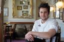 COLIN HORNE 25.03.15.. Youn Chef of the Year Tom Parker at Fence's White Swan....