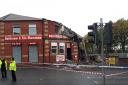 North-West Plumbing, Liverpool Road, Burnley, has partially collapsed