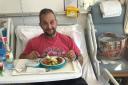 Simon Fletcher, 40, from Barrowford, in hospital after he was seriously injured in a dad’s race at his son’s school sports day