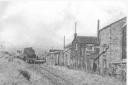 The only extant picture of a train on the Hoddlesden Railway: a 'Crab' in the last years of the line entering Shaw's sidings?. Copyright Cottontown