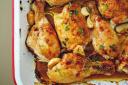 Recipie: Baked store-cupboard chicken with lime, soy and honey