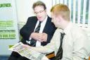 CRUNCH TIME: Minister of State for employment and welfare reform Tony McNulty meets Lancashire Telegraph reporter Tom Moseley