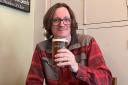 Ed Byrne enjoys pre-show pint at a Darwen brewery