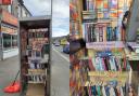 The phonebox in Darwen has been transformed into a mini borrow book library