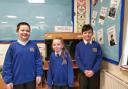 Pupils from Springfield Community Primary School in Burnley who have been participating in 'Trout in the Classroom'