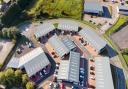 n aerial view of Roundhouse's Momentum at South Rings development in Preston